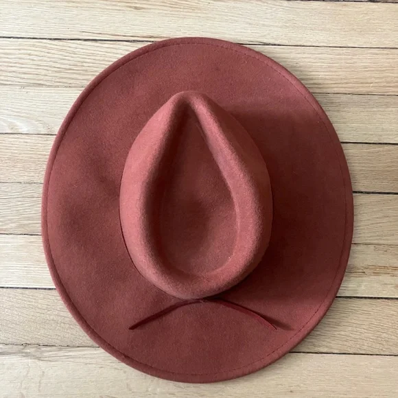 Sonoma Felt Wide Brim Western Boho Hat - Picture 2 of 3